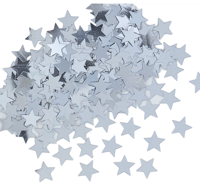 Confetti Stars Argent 10.2cm