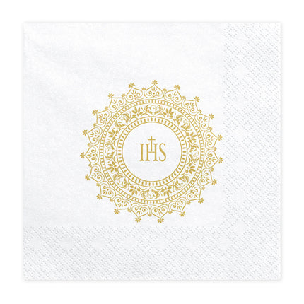 Serviettes de Communion Or 33cm 20pcs