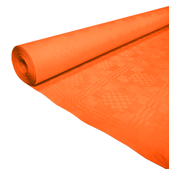 Nappe en papier orange 8m