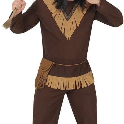 Costume indien Marron Hommes 2 pièces