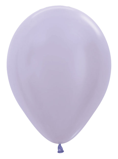 Ballons de baudruche lilas perle 30cm 50pcs