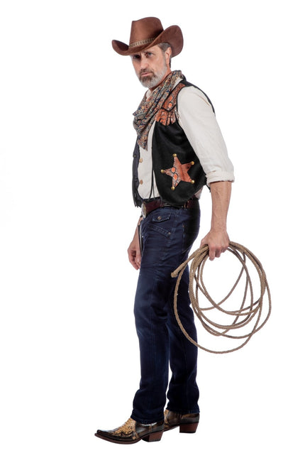 Gilet de cow-boy serpent