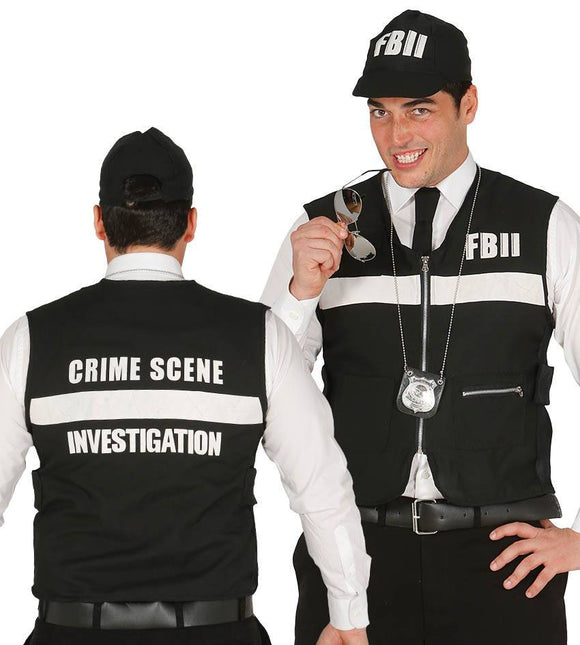 Gilet et casquette du FBI