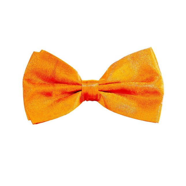 Nœud papillon orange fluo