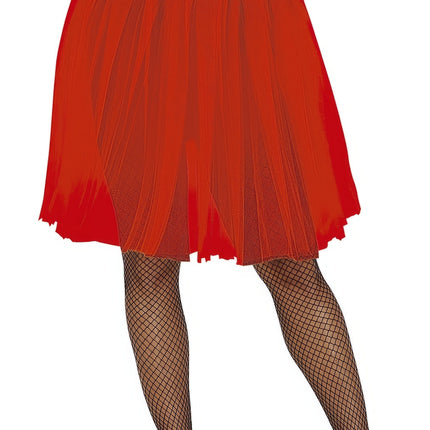 Tutu rouge pour dames 60cm