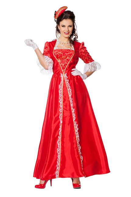 Robe médiévale rouge