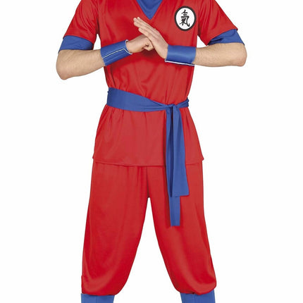 Costume de ninja rouge 14/16 ans