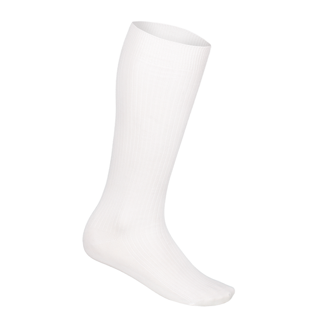 Chaussettes à genoux en coton blanc pour hommes