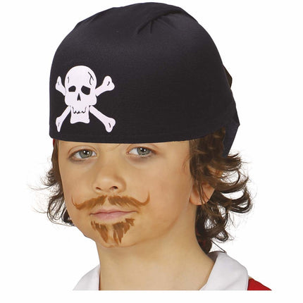 Chapeau de pirate noir enfant