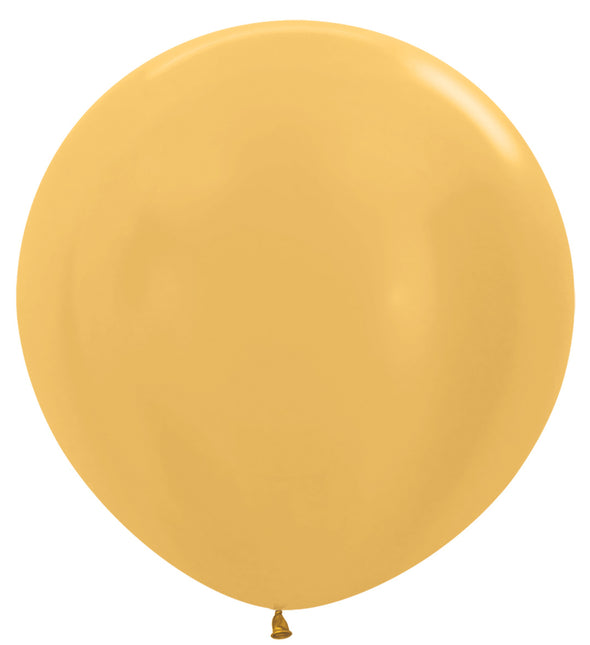 Ballons de baudruche Or Métallique 91cm 2pcs