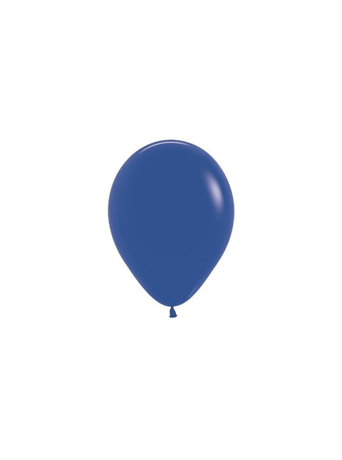 Ballons de baudruche bleu royal 12cm 50pcs