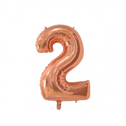 Ballon de baudruche Figure 2 Rose Gold 66cm