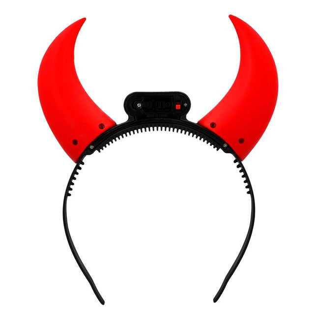 Halloween Tiara Devil Horns Led