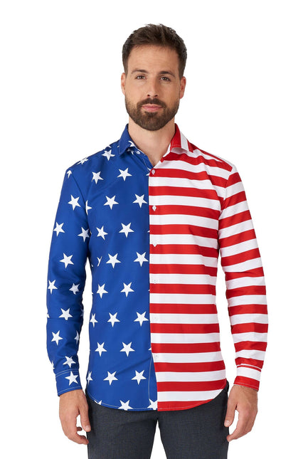 Chemise USA Flag Men Suitmeister