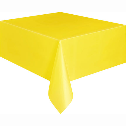 Nappe jaune en plastique 2.74m