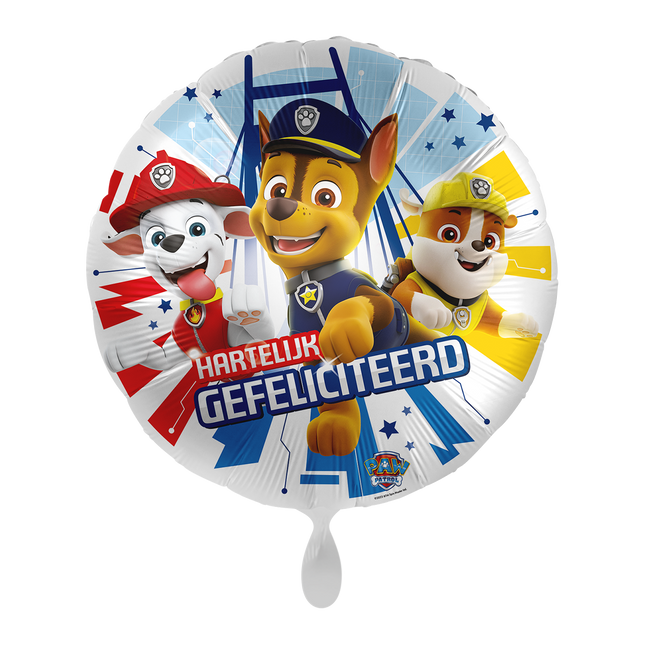 Paw Patrol Ballon à l'hélium vide 43cm