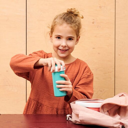 Ensemble pour le déjeuner Tasse d'école et boîte à lunch Animal Friends