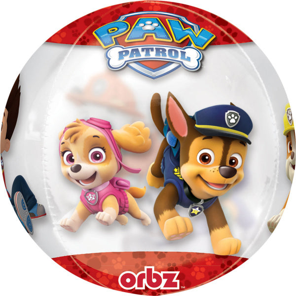 Paw Patrol Ballon de baudruche à l'hélium 40cm vide