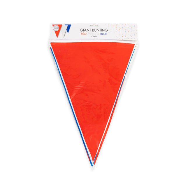 Guirlandes XL rouge/blanc/bleu 10m