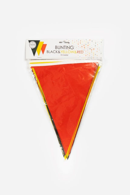 Ligne de drapeau Noir Jaune Rouge 3m