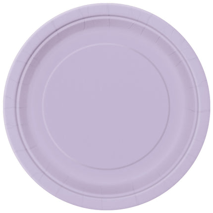 Assiettes Lilas 22cm 8pcs