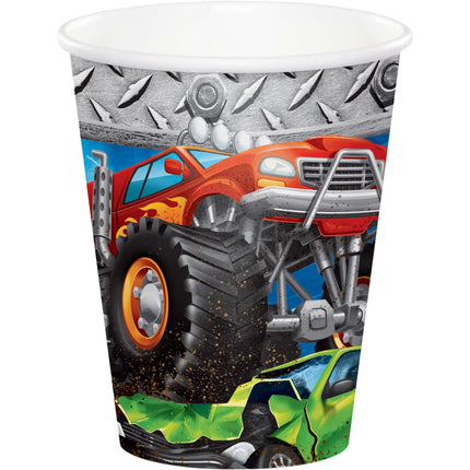 Gobelets Monster Truck 256ml 8pcs