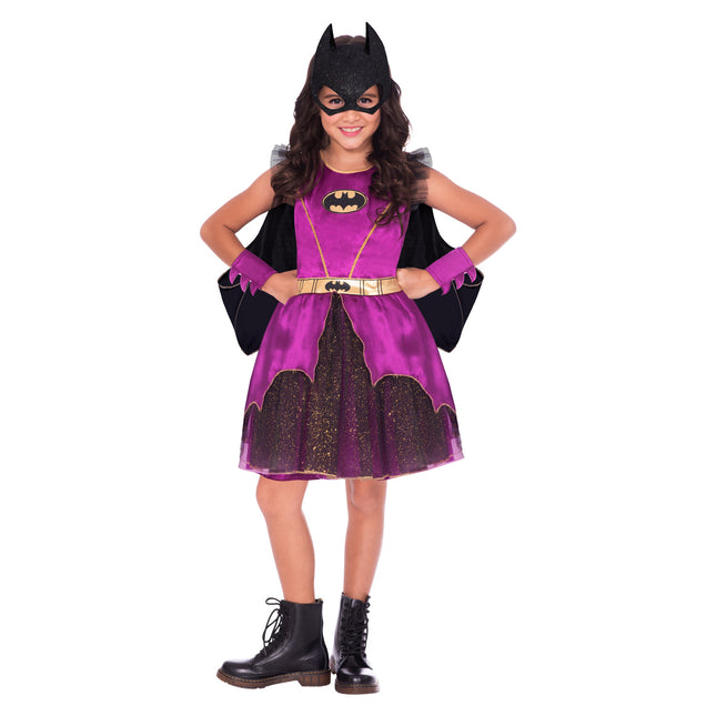 Robe Batgirl violet enfant