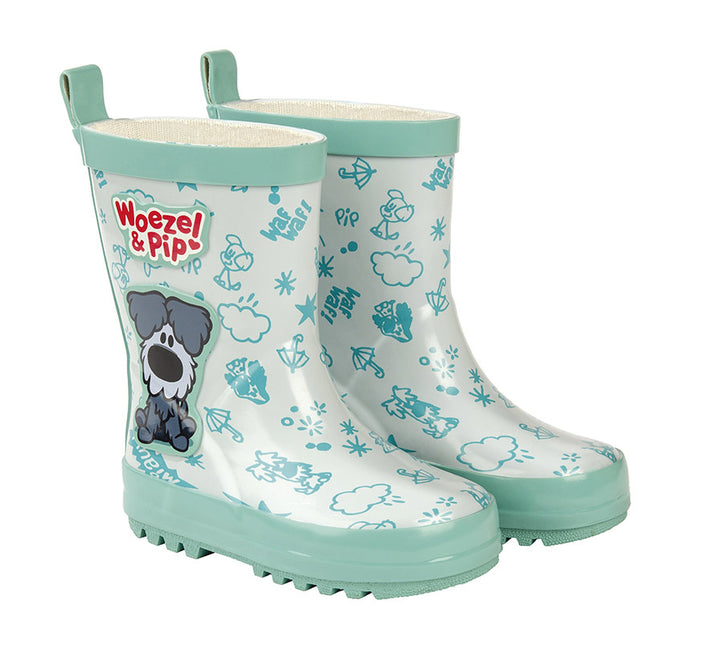 Bottes de pluie Woezel et Pip vertes