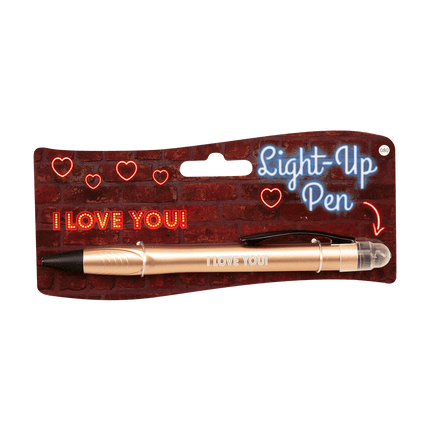 Stylo lumineux I Love You 15cm