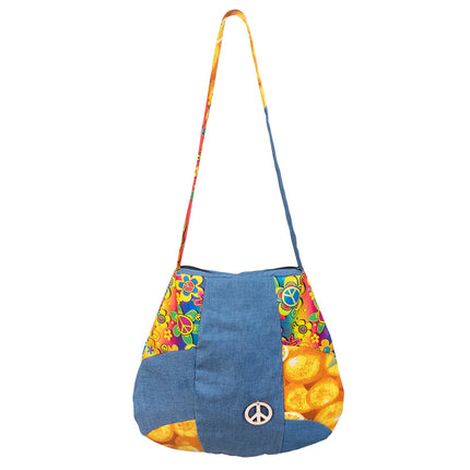 Sac hippie à bandoulière 40cm