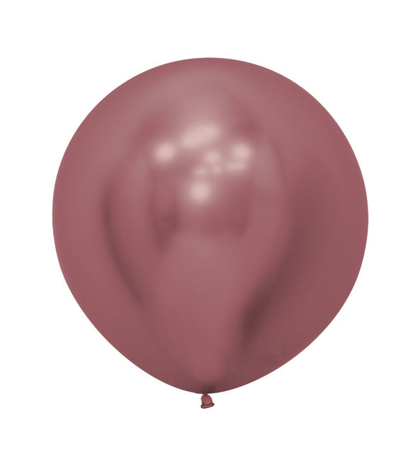 Ballons de baudruche Reflex Pink 61cm 3pcs