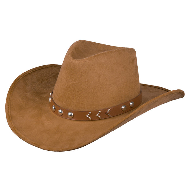 Chapeau de cow-boy marron