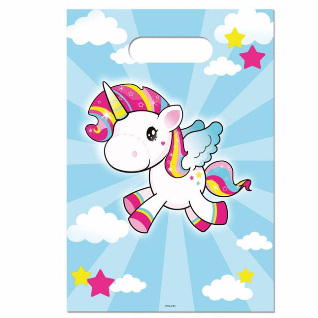 Sacs à partager Licorne 23cm 8pcs