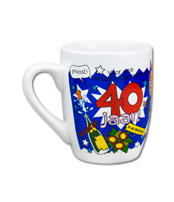 Mug 40 Years Man 12cm