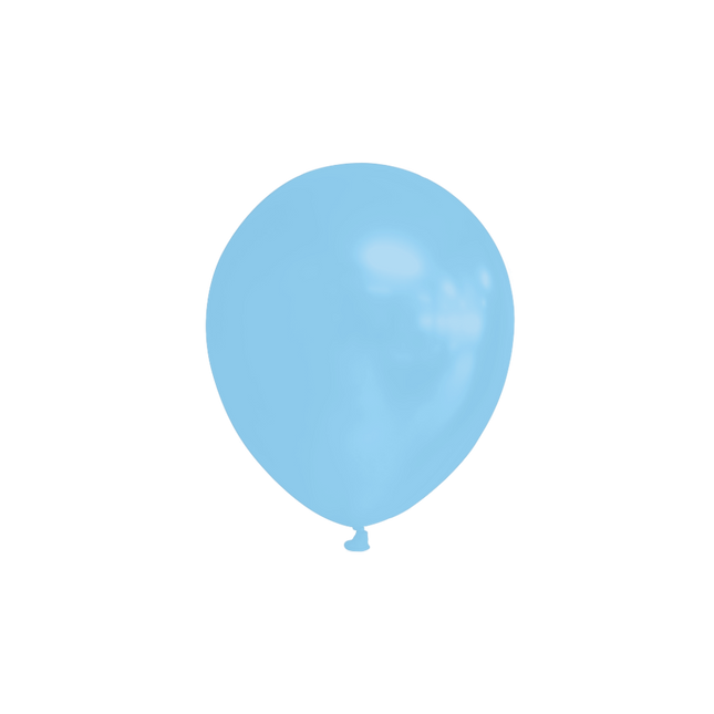 Ballons de baudruche bleu clair 13cm 100pcs