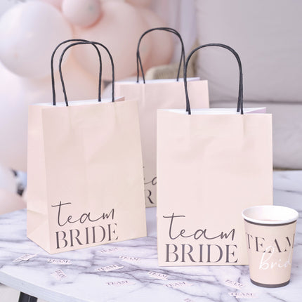 Sacs de mariage Team Bride 16cm 5pcs