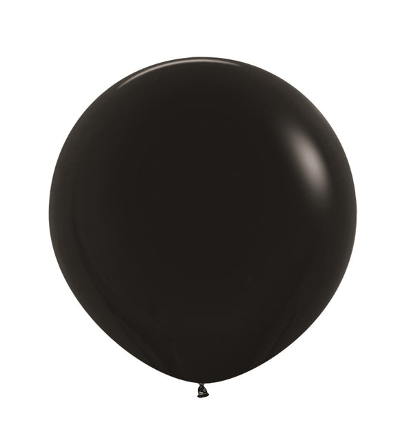 Ballons noirs 61cm 10pcs