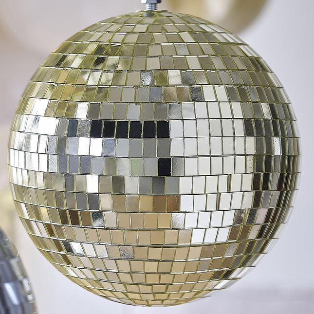 Discoball de fête Or 20cm