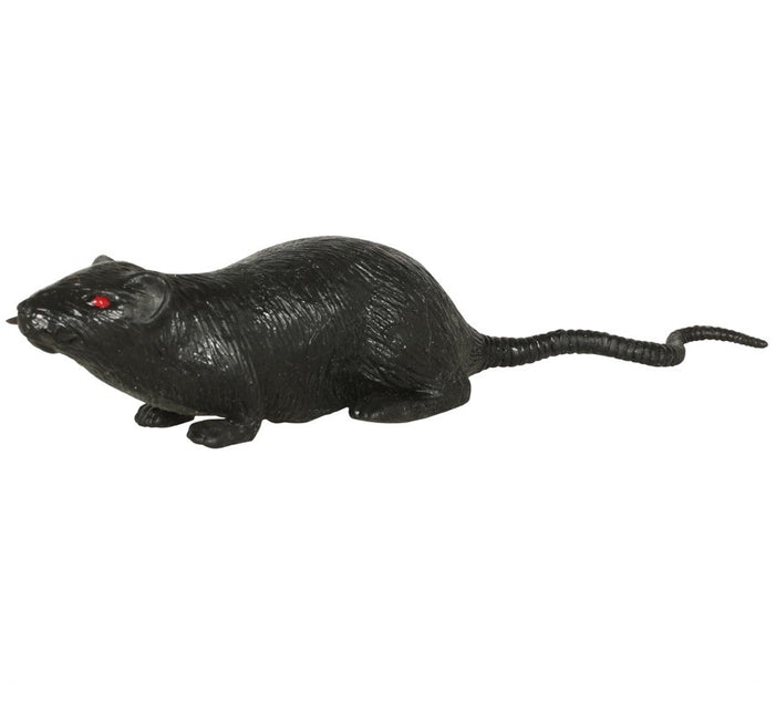 Rat d'Halloween Noir 15cm