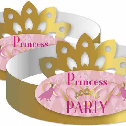 Couronnes de princesses Party 6pcs