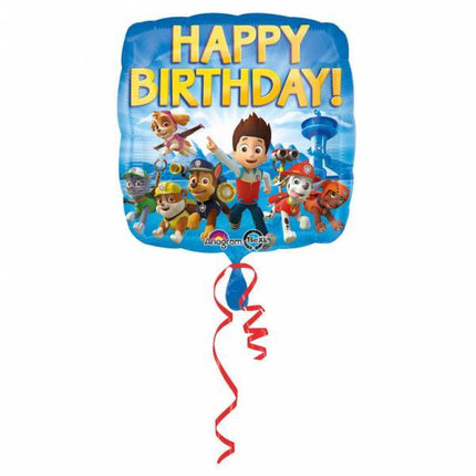 Paw Patrol Ballon à l'hélium Joyeux Anniversaire 45cm vide