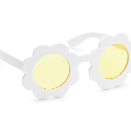 Lunettes de soleil en forme de fleur