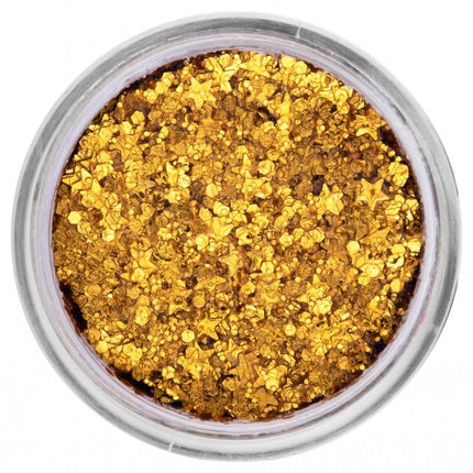 PXP Pressed Chunky Glitter Creme Gold Bar 10ml