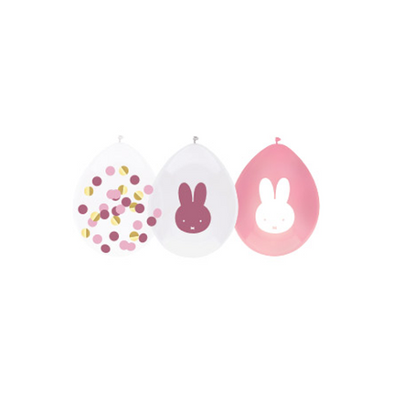 Miffy Balloons Light Pink 30cm 5pcs