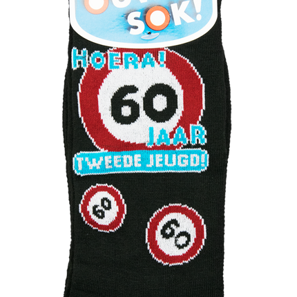 Funny Socks 60 Years 1 paire