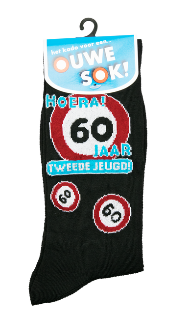 Funny Socks 60 Years 1 paire