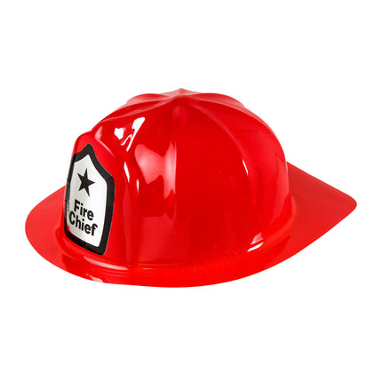 Casque de pompier rouge Fire Chief