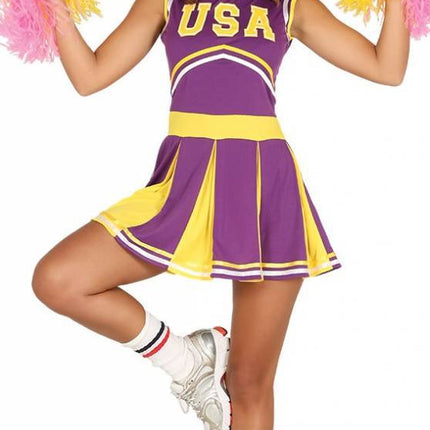 Costume de pom-pom girl violet