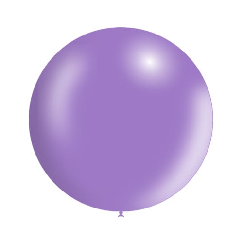 Ballon géant lilas métallisé 60cm