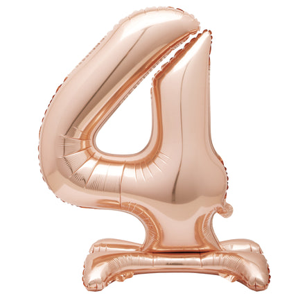 Ballon de baudruche Figure 4 Rose Gold Standard 76cm